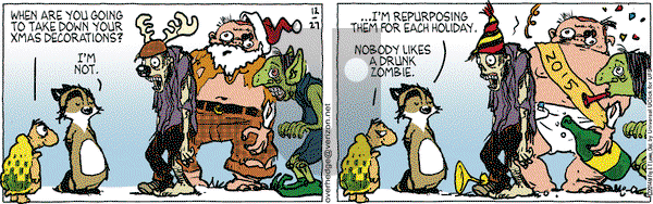 Over the Hedge on Saturday December 27, 2014 Comic Strip