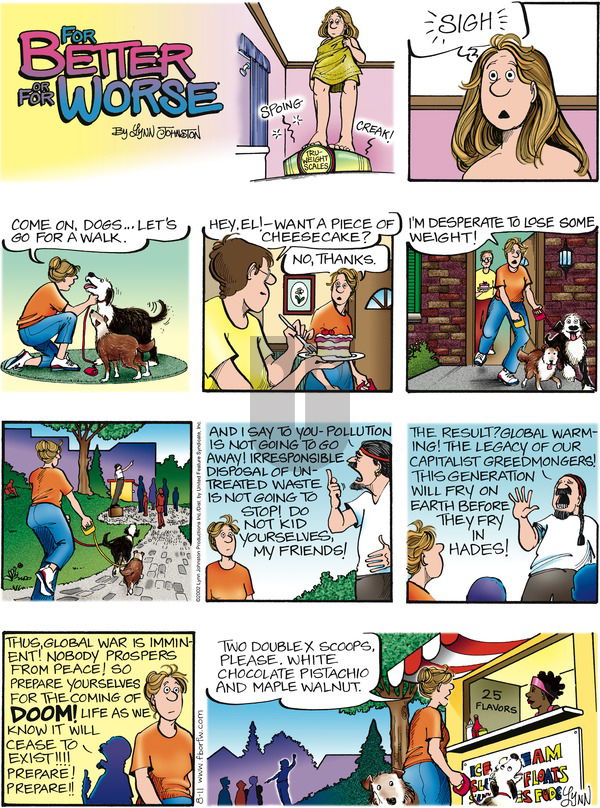 For Better or For Worse on Sunday August 11, 2002 Comic Strip