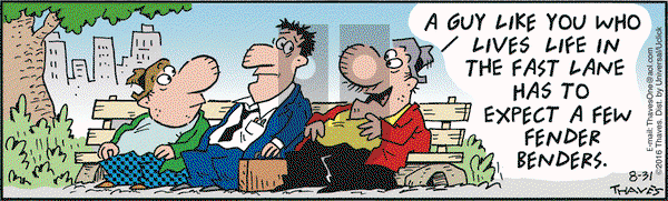 Frank and Ernest on Wednesday August 31, 2016 Comic Strip