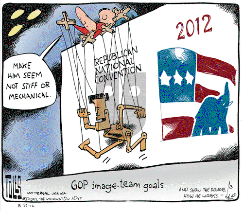 Tom Toles on Monday August 27, 2012 Comic Strip