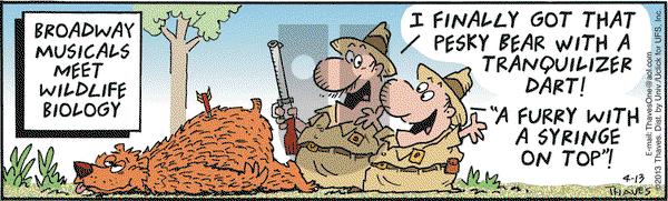 Frank and Ernest - Saturday April 13, 2013 Comic Strip