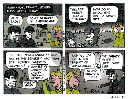 Ted Rall on Wednesday September 14, 2016 Comic Strip