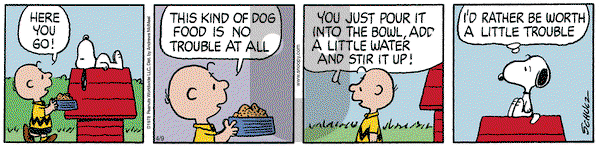 Peanuts on Wednesday April 9, 2025 Comic Strip