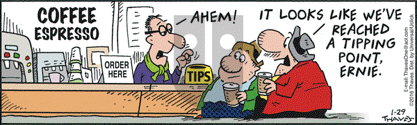 Frank and Ernest on Friday January 29, 2016 Comic Strip