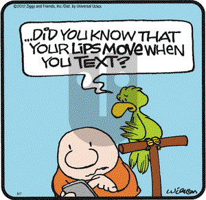 Ziggy on Tuesday August 7, 2012 Comic Strip