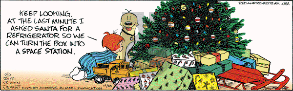Red and Rover on Monday December 25, 2017 Comic Strip