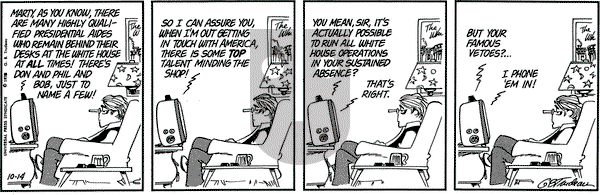 Doonesbury on Tuesday October 14, 1975 Comic Strip