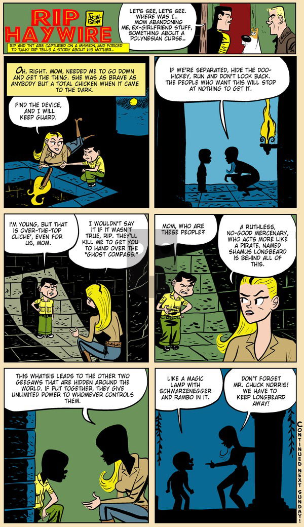 Rip Haywire on Sunday July 21, 2013 Comic Strip
