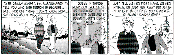 Luann on Tuesday March 17, 1998 Comic Strip