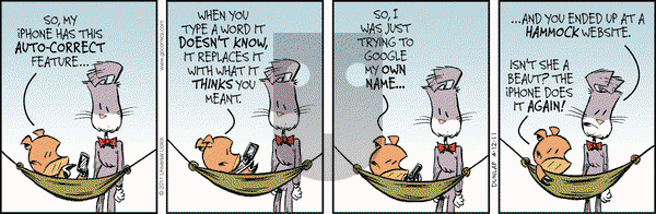 Ink Pen - Tuesday April 12, 2011 Comic Strip