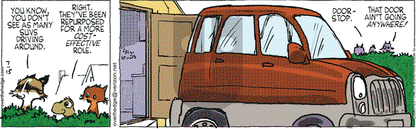 Over the Hedge on Tuesday July 15, 2008 Comic Strip