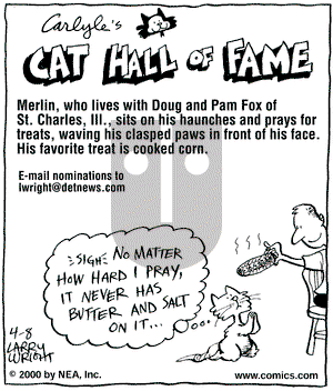 Kit 'N' Carlyle on Saturday April 8, 2000 Comic Strip