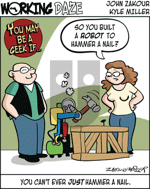 Working Daze on Saturday February 9, 2008 Comic Strip