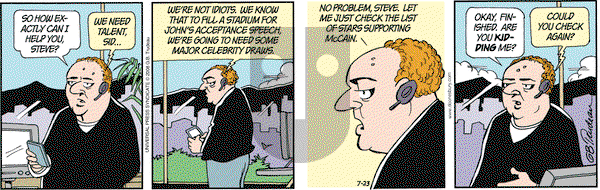 Doonesbury on Wednesday July 23, 2008 Comic Strip