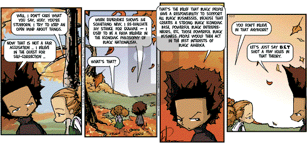 The Boondocks - Sunday November 7, 1999 Comic Strip