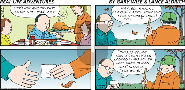 Real Life Adventures on Sunday November 28, 2010 Comic Strip