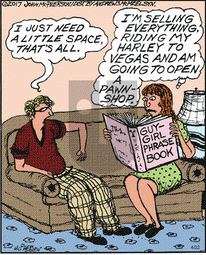 Close to Home on Saturday April 22, 2017 Comic Strip