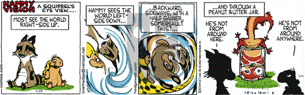 Over the Hedge on Saturday March 28, 2015 Comic Strip