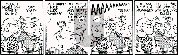 FoxTrot on Thursday June 20, 1991 Comic Strip