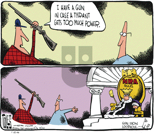 Tom Toles on Tuesday January 12, 2016 Comic Strip