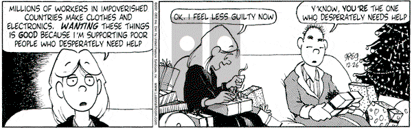 Luann on Wednesday December 26, 2001 Comic Strip