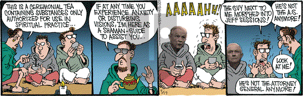 Monty on Wednesday April 17, 2019 Comic Strip