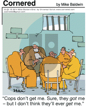 Cornered on Friday November 21, 2014 Comic Strip
