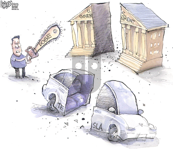 Matt Davies on Thursday April 24, 2025 Comic Strip
