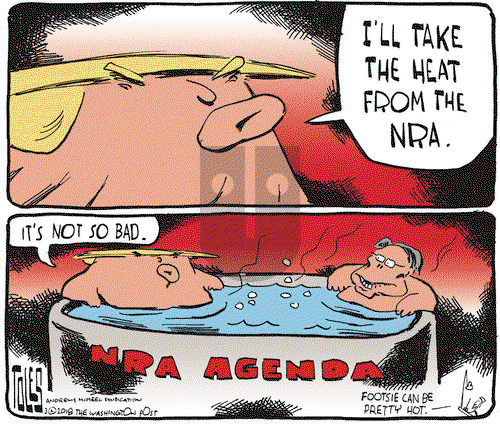 Tom Toles on Tuesday March 13, 2018 Comic Strip