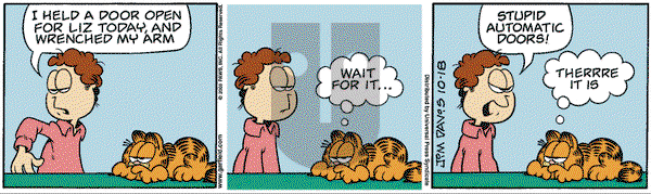 Garfield on Wednesday October 18, 2006 Comic Strip