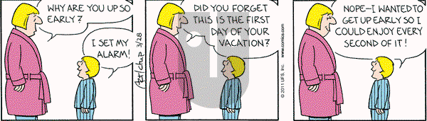 The Born Loser on Monday March 28, 2011 Comic Strip