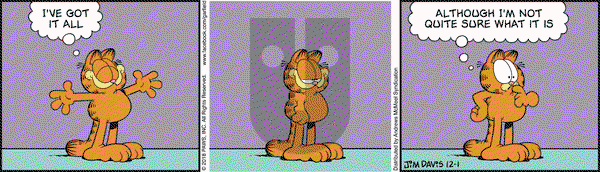 Garfield on Saturday December 1, 2018 Comic Strip
