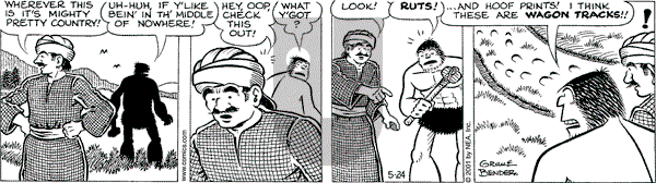 Alley Oop on Sunday August 26, 2001 Comic Strip