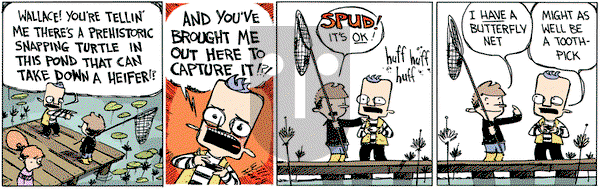 Wallace the Brave on Monday April 24, 2017 Comic Strip