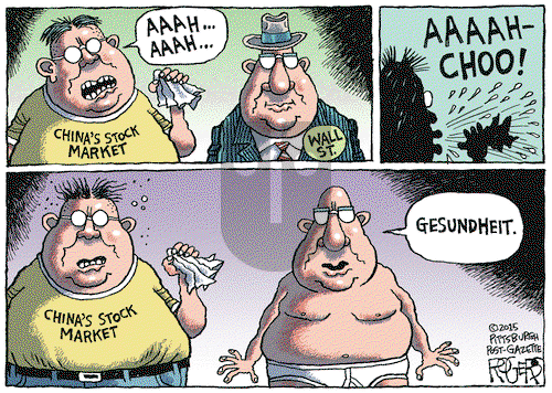 Rob Rogers on Thursday August 27, 2015 Comic Strip