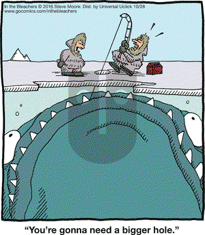 In the Bleachers on Friday October 28, 2016 Comic Strip