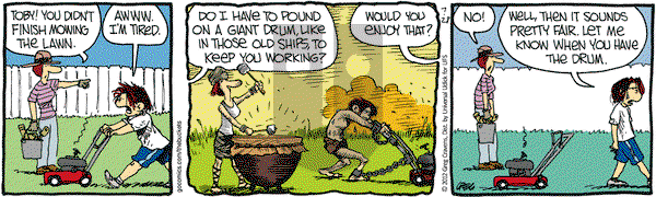 The Buckets on Saturday July 28, 2012 Comic Strip