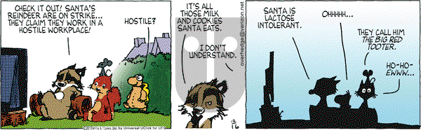 Over the Hedge on Monday December 16, 2013 Comic Strip