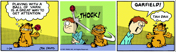 Garfield on Monday January 24, 1983 Comic Strip