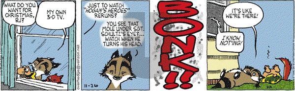 Over the Hedge on Friday November 26, 2010 Comic Strip