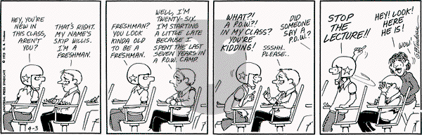 Doonesbury - Tuesday April 3, 1973 Comic Strip