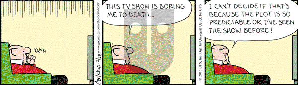 The Born Loser on Saturday December 28, 2013 Comic Strip