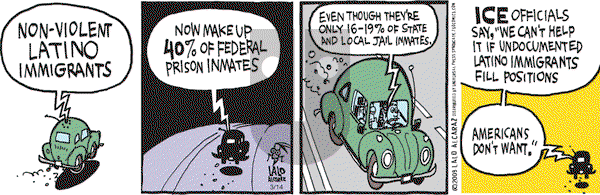 La Cucaracha on Saturday March 14, 2009 Comic Strip
