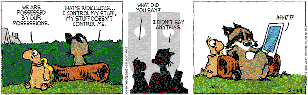 Over the Hedge on Saturday March 24, 2012 Comic Strip