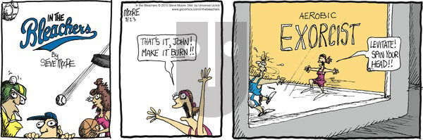 In the Bleachers on Sunday August 23, 2015 Comic Strip