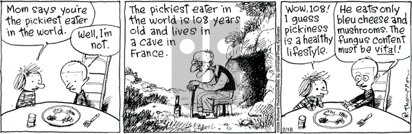 Cul de Sac on Monday February 18, 2008 Comic Strip