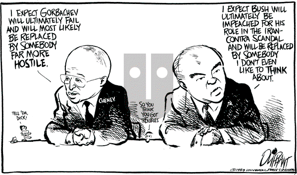 Pat Oliphant - Tuesday May 2, 1989 Comic Strip