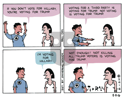 Ted Rall on Saturday August 6, 2016 Comic Strip