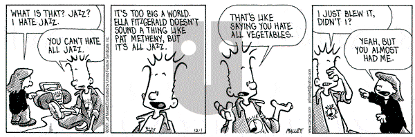Frazz on Saturday December 1, 2001 Comic Strip