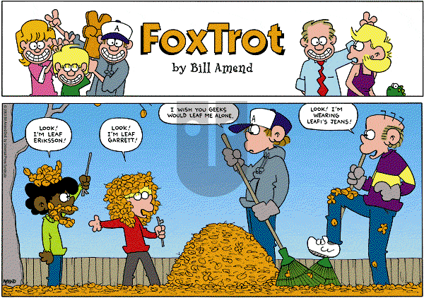 FoxTrot - Sunday October 12, 2003 Comic Strip